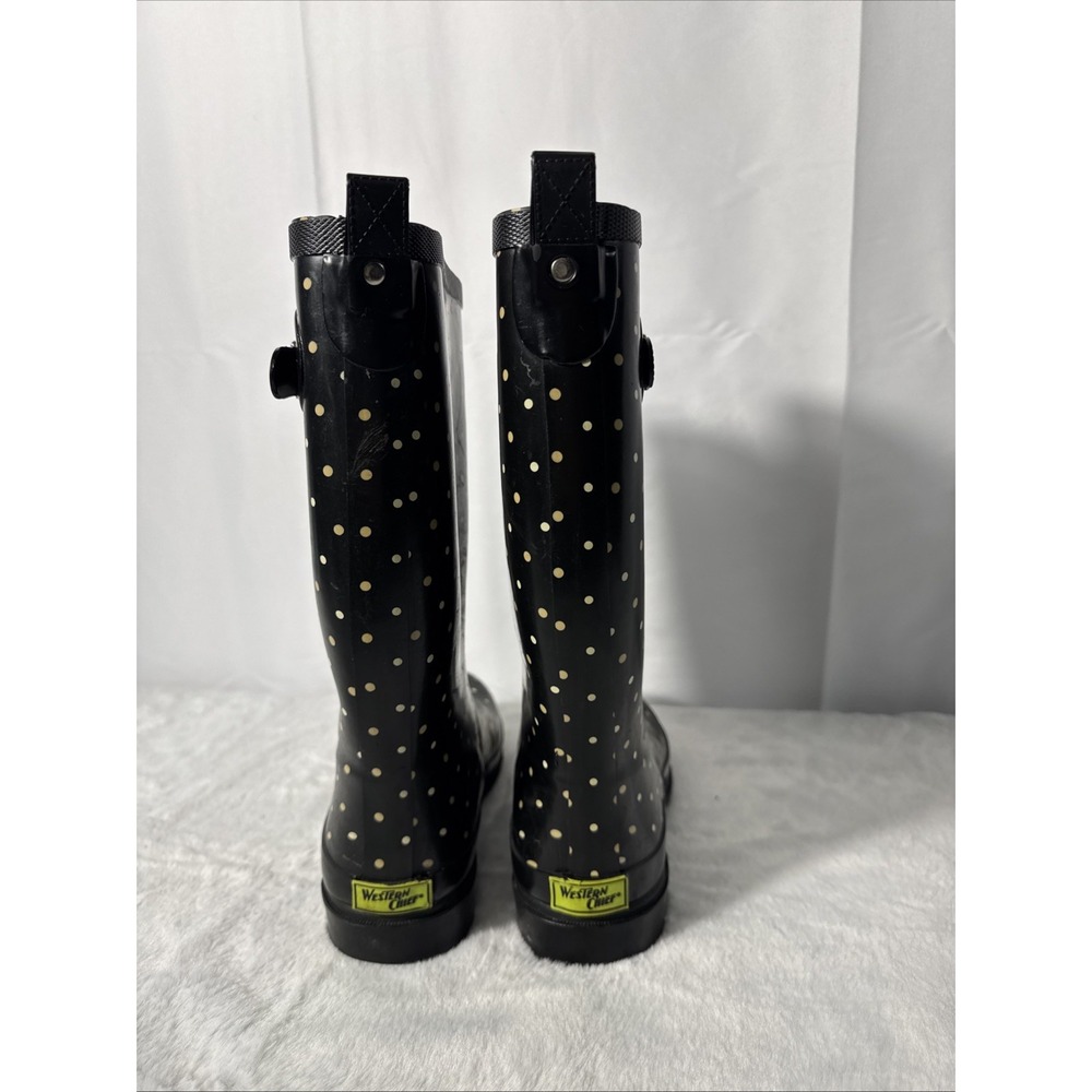 Western Chief Women's Polka Dot Rain Boots Size 9 - Picture 6 of 6
